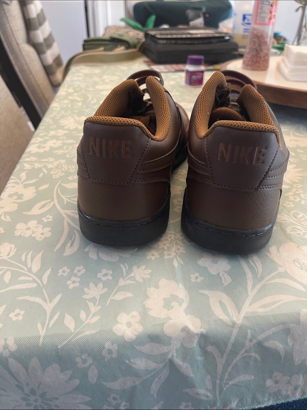 Nike Brown Low-Top worn  once! with Tan Lining - Picture 2 of 7